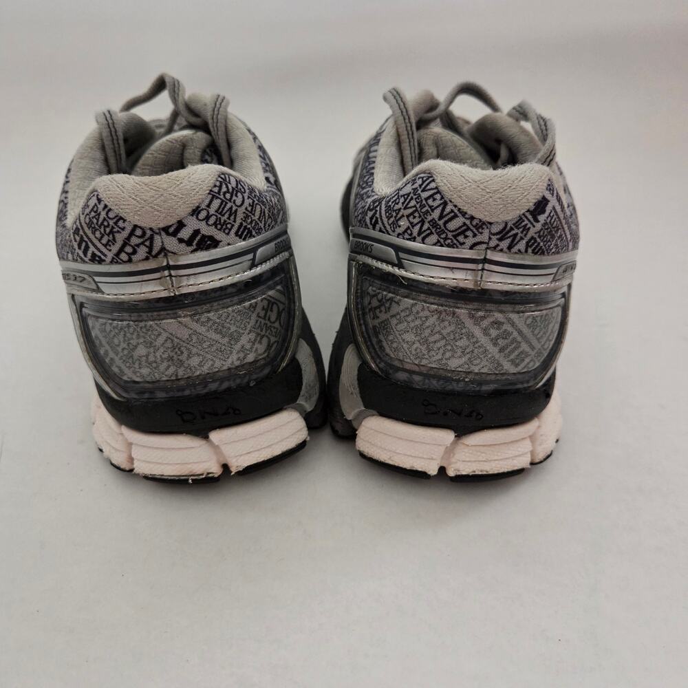 Brooks Adrenaline GTS 17 Gray Lady NYC Limited Edition Running Sneakers Sz 7 - Picture 6 of 15